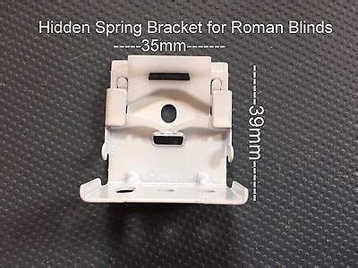 roman blind hidden spring brackets